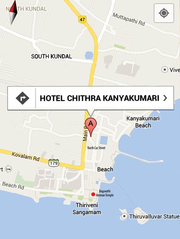 קניאקומרי Hotel Chithra מראה חיצוני תמונה